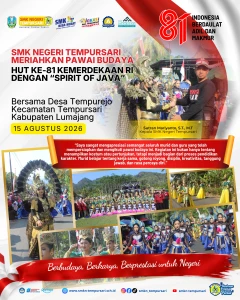 SMK Negeri Tempursari Meriahkan Pawai Budaya HUT ke-81 Kemerdekaan RI dengan “Spirit of Java”